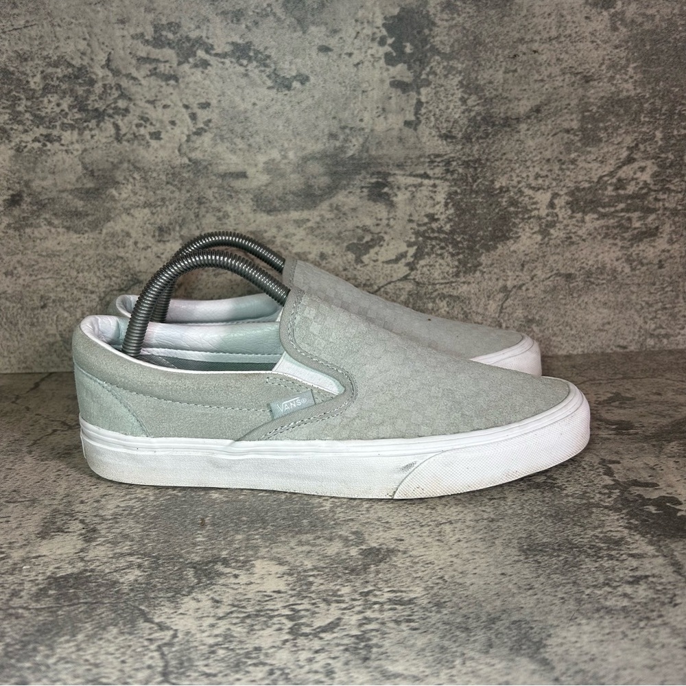 Vans Slip On Sneakers Womens sz 10/Mens sz 8.5 - light blue